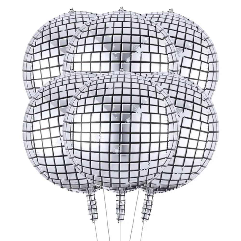 4D Disco Shaped Balloon Pack of 8